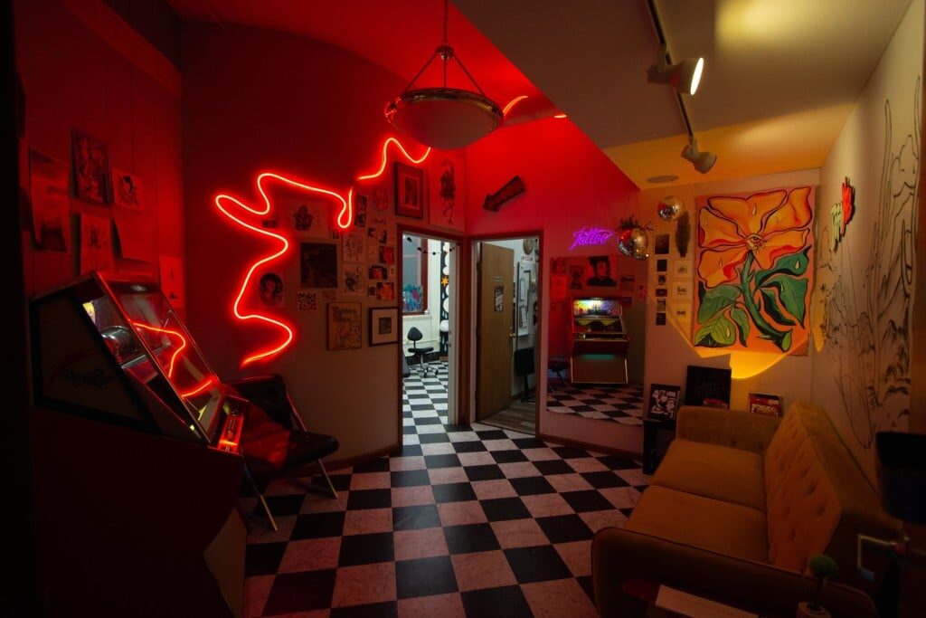 Interior of Tattoo Motel