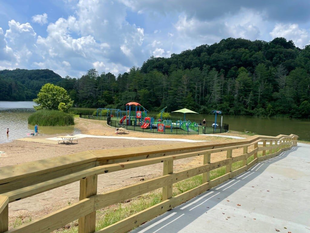 Strouds Run State Park accessible beach access