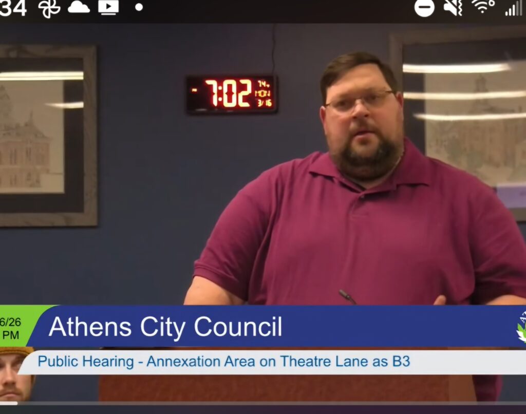 Matt Frazee, assistant service manager at Hugh White of Athens