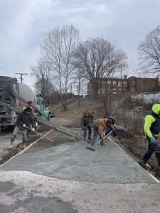Collaboration brings designated bus stop and shelter to Chauncey