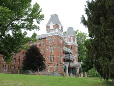 Profile of a building at The Ridges in Athens, Ohio.