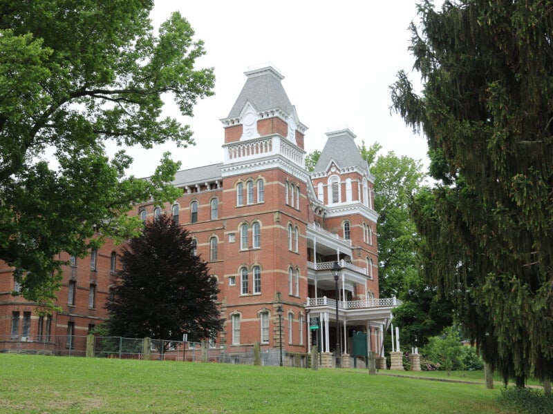 Profile of a building at The Ridges in Athens, Ohio.