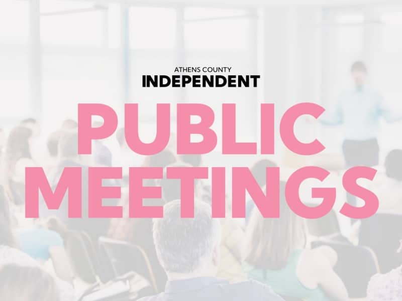 The Bulletin Board: Public Meetings, Jan. 5, 2026