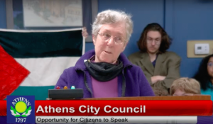 Athens Law Dept. advises city council against Gaza ceasefire resolution