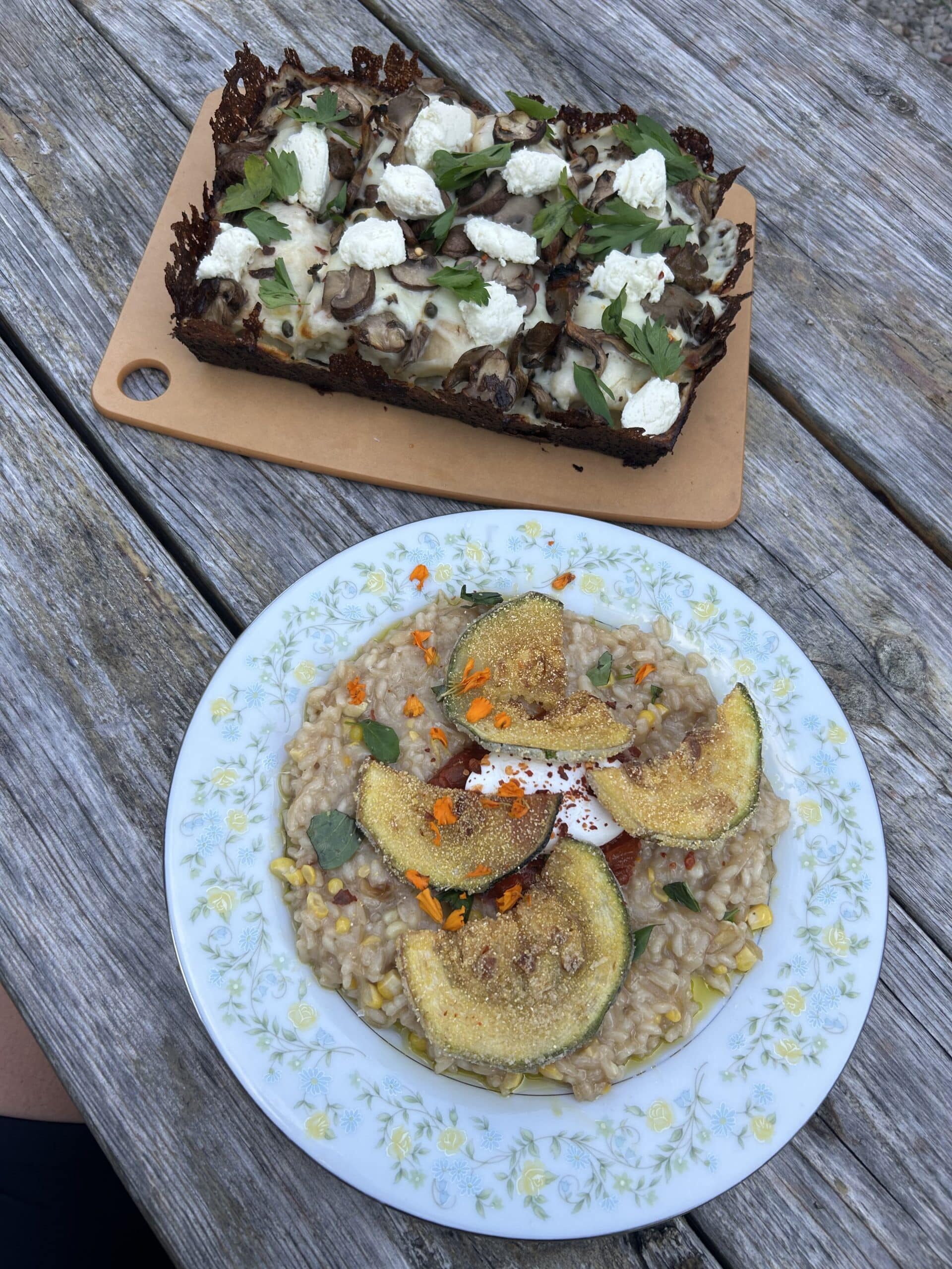 little fish summer risotto