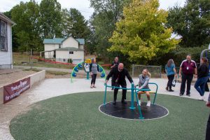 Photo of the Week: Updated Amesville Elementary playground