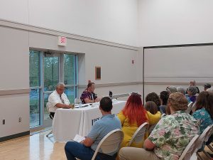 Commissioners candidates talk county issues at voter forum