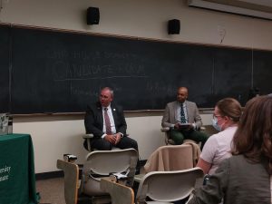 Jones, McCarey talk issues for District 95