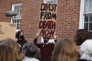Photo gallery: ‘Divest from Death’ protest