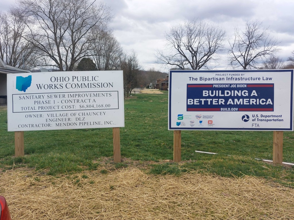 signs about Chauncey Sewer
