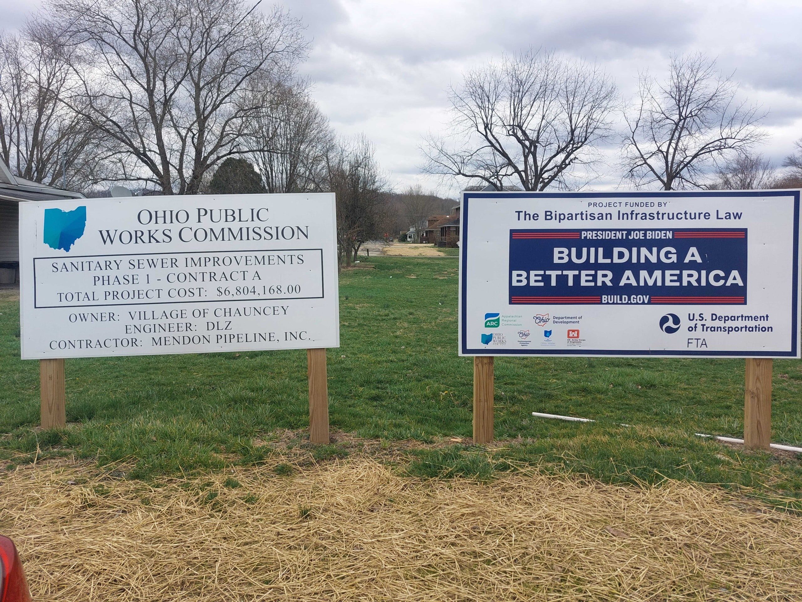 signs about Chauncey Sewer