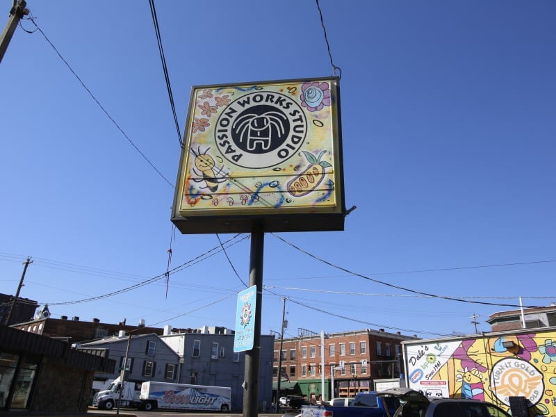 Passion Works sign