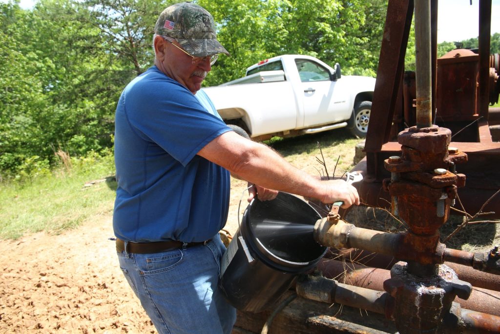 Fracking waste brine