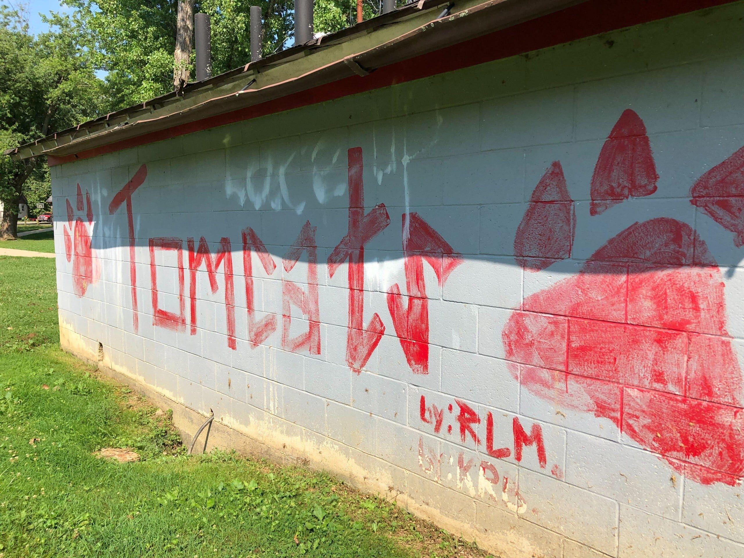 Trimble Tomcats building at its baseball field in Glouster, Ohio.