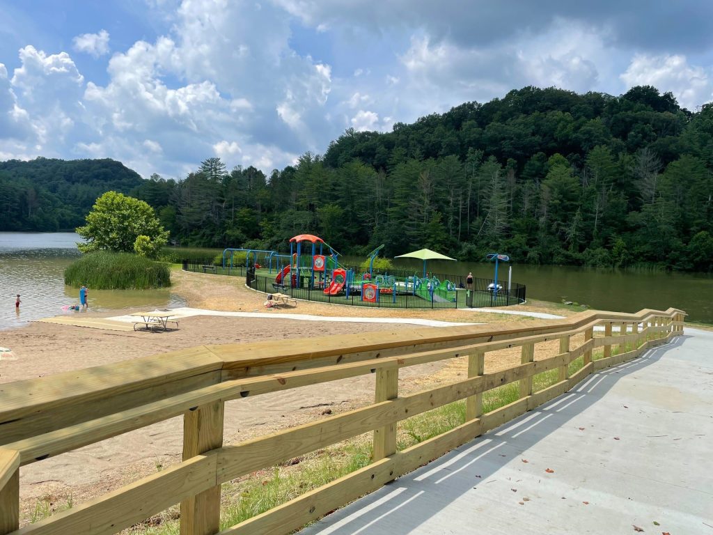 Strouds Run State Park accessible beach access
