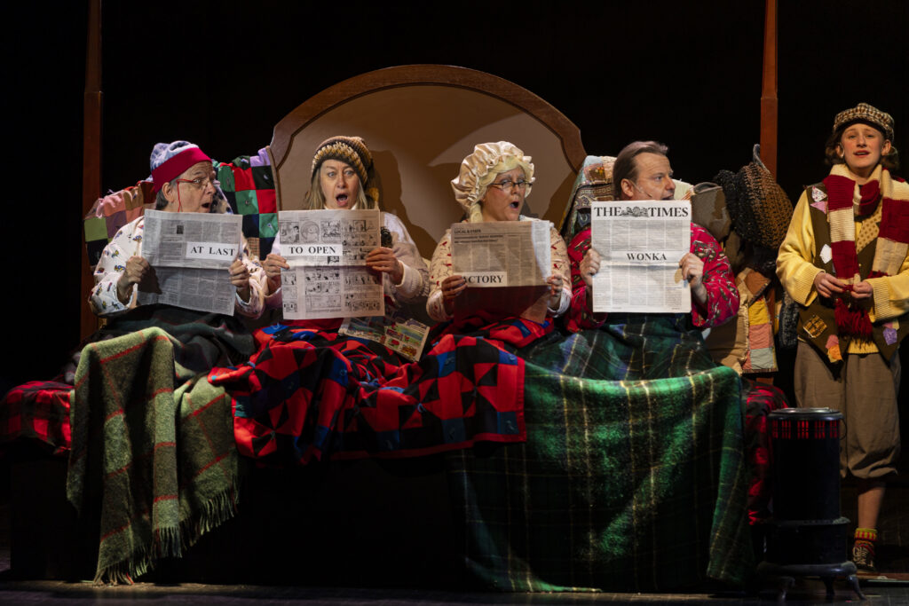 Actors in "Charlie and the Chocolate Factory"