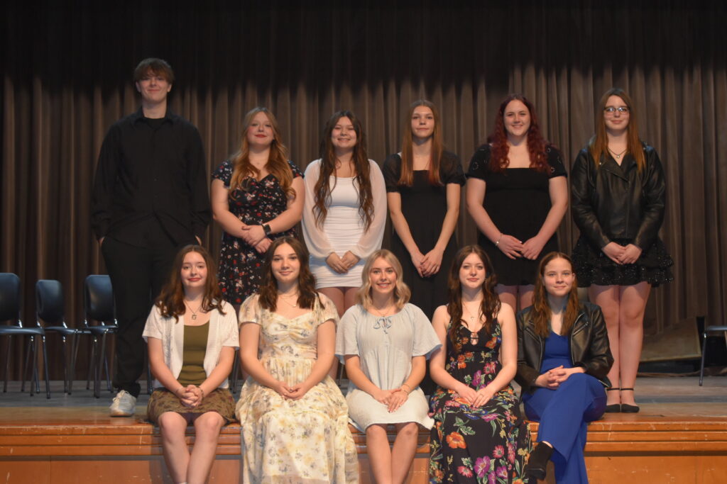 Nelsonville-York Chapter of National Honor Society inducted 11 new members in March 2026