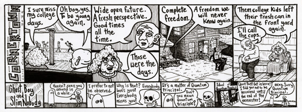 Cornertown comic by Chris Monday