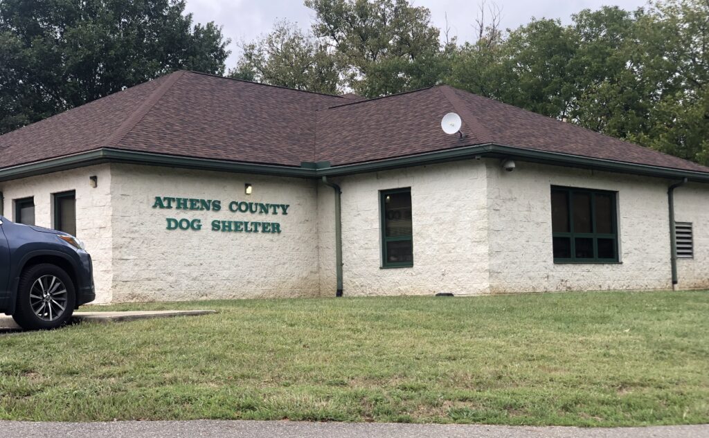 exterior of Athens County Dog Shelter