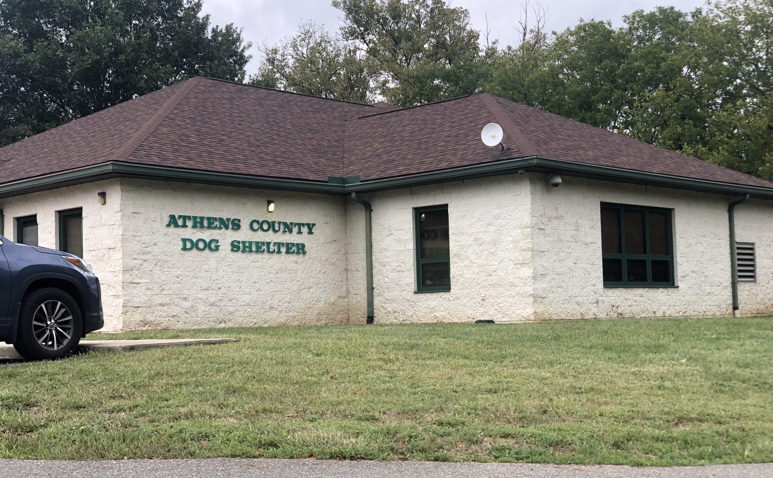 exterior of Athens County Dog Shelter