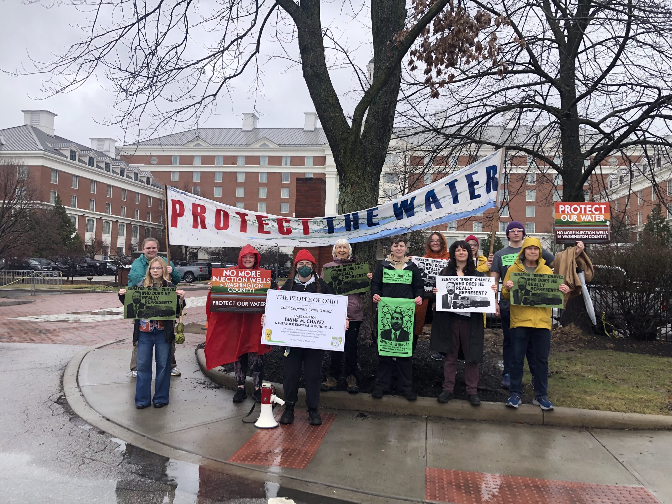 Washington County For Safe Drinking Water protest