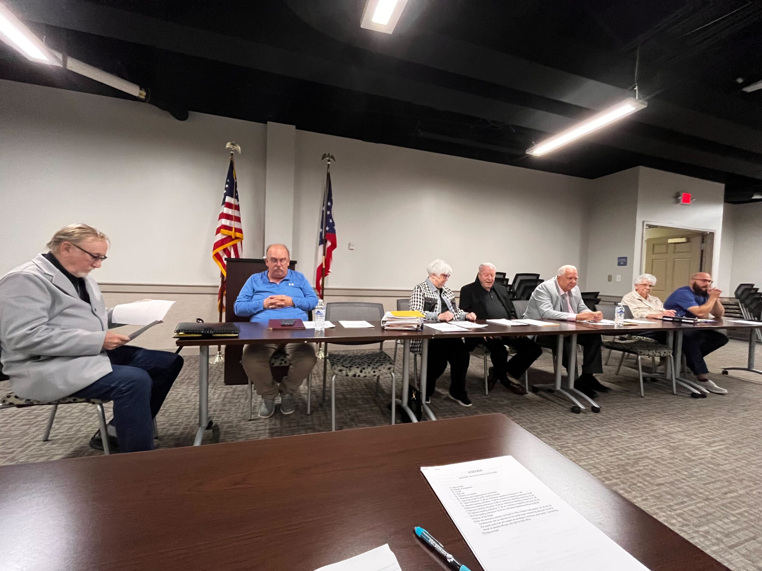 Nelsonville's statutory city council meeting April 24, 2026.