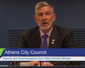 Mayor explains unilateral decision to remove Athens from ORCA