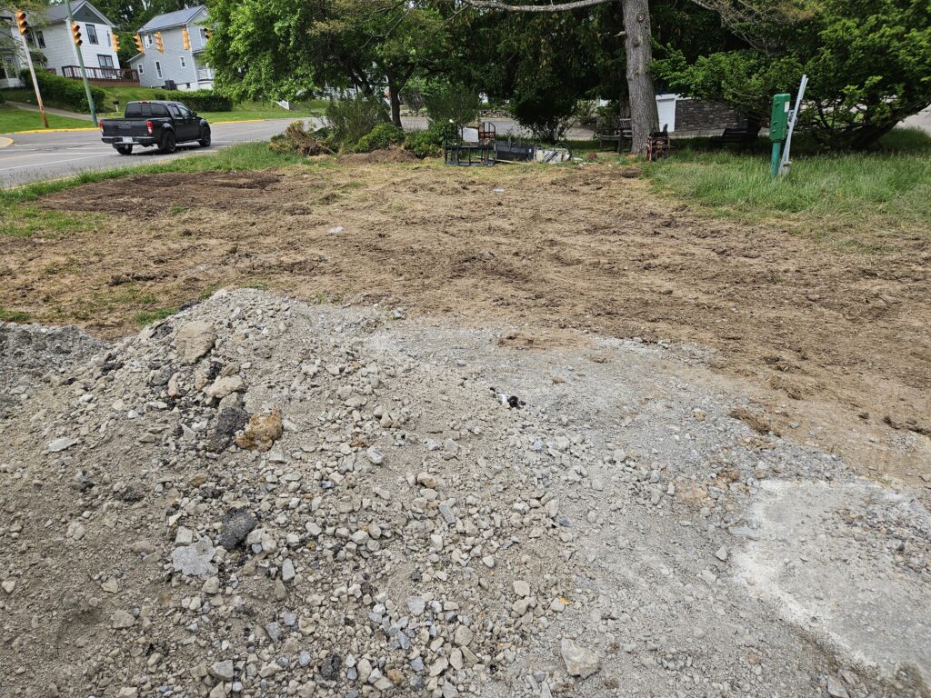 Dirt in Johnny Appleseed Park in Athens
