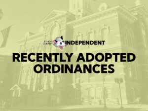 Athens City Council recently adopted ordinances: June 1, 2026