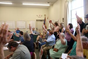 Local residents speak out against data center