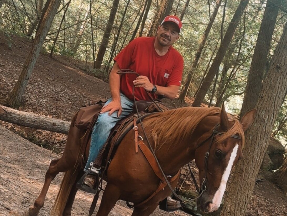 Man on a horse