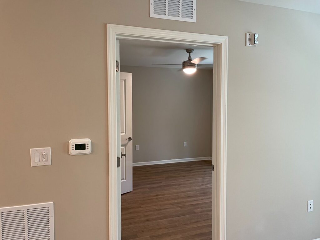 An interior photo of an empty apartment.
