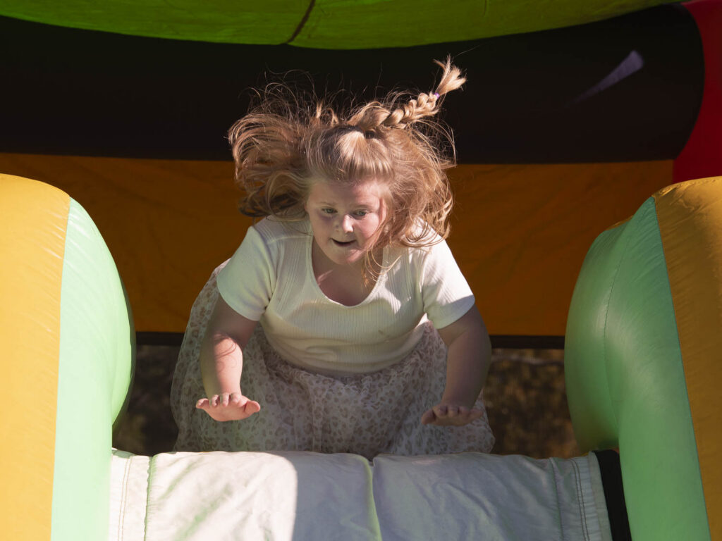 Child on slide